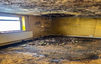 Fire damage restoration